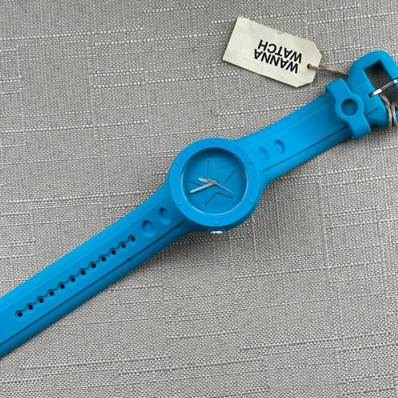 Converse Wristwatch Blue Rubber Band sport Analog Quarts unisex Watch $75 - Picture 9 of 12